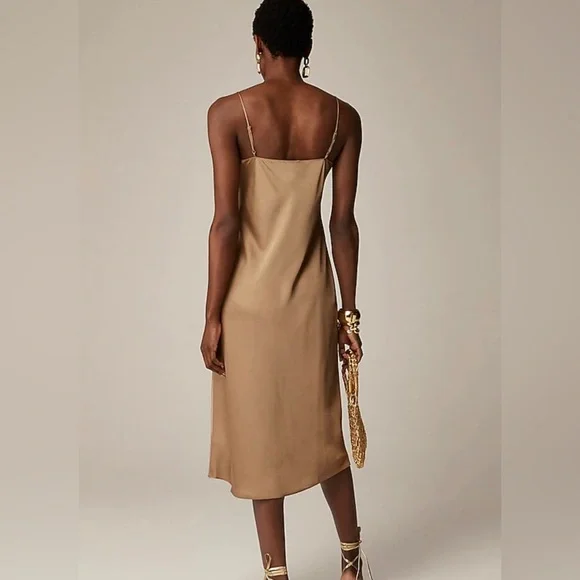 J. Crew Satin Slip Dress - Picture 6 of 6